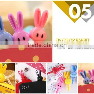2013 Mini Fancy Gift Dust-proof Plug/ Ear Cap Earphone Jack for Phone thumbnail-1