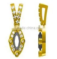 Marquise Center Stone Fashion Pendant thumbnail-1