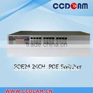 24 Port Poe Switch for Home Security Surveillance Camera thumbnail-1