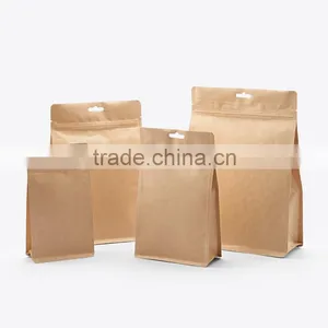 Kraft Paper Flat Bottom Bag thumbnail-1