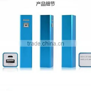 Factory Wholesale Aluminium Alloy Shell Smart 2600mAh Power Bank on Sell thumbnail-2