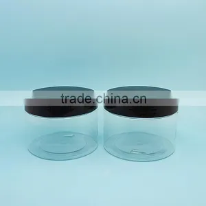 Manufacturer Sale High Quality 300ml PET Transparent Jar, Clear Plastic Jar thumbnail-3