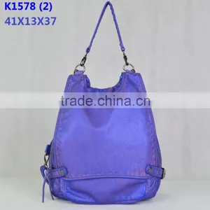 Angelkiss Bag Faction Purple Color Backpack /2015 Newes Backpack /backpack With Flap /plain Color Backpack thumbnail-1