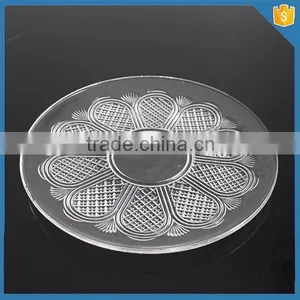 Wholesale Hand Made Round Charger Wedding Glass Plate thumbnail-1