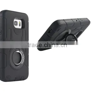 For Galaxy Note5 Case Holster Case Cover Dual Layer Armor Defender Protective Cover With Kickstand Ring Holder Holster Case thumbnail-1