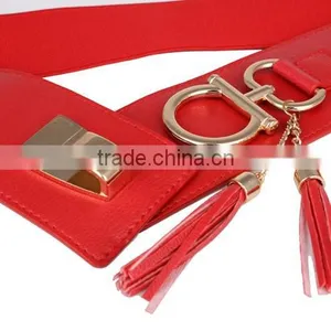 2015 New Red Tassels Elastic Lady Waistband SWF-W15062903 thumbnail-6
