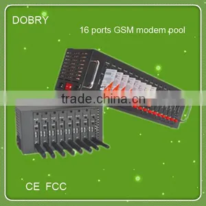 Bulk Gsm Modem Wireless Gsm Modem Pool 16 Channel With IMEI SMS MMS thumbnail-2