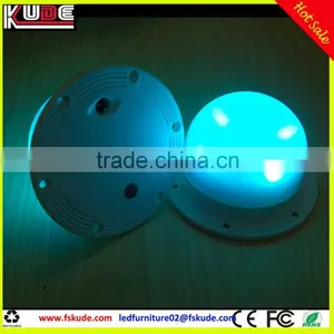 Rechargeable Battery Operated LED Light Base Fittings for Polythylene Furniture thumbnail-1