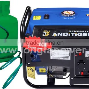 2kw Loncin Model LPG and Gasoline Double Use Generator Set thumbnail-1