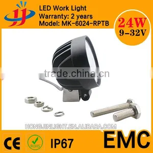 Wholesale Tractor Machine Square Offroad Oval 12 Volt LED Work Light 24w thumbnail-3