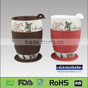 High Quality Fashion Design Ceramic Coffee Cup Porcelain Mug Competitive Price thumbnail-4