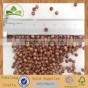 Wholesale 4mm Mini Wood Wooden Bead thumbnail-1