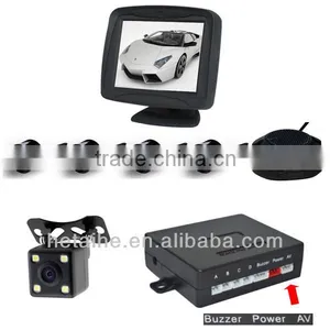 Led Parking Sensor System Car Reverse Backup Radar With 3.5inch Monitor Camera thumbnail-1