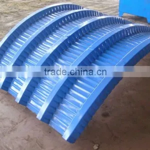 Arch Roof Roll Forming Machine / Roof Panel Curving Machine / Steel Arch Sheet Bneding Crimping Machine thumbnail-2