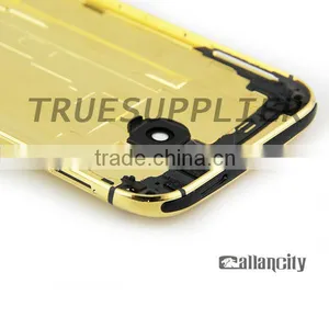 LUXURY For HTC ONE M8 Back Cover Housing Shiny Full Housing 24k Gold Plated thumbnail-5