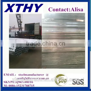 GALVNAIZED PIPE / GALVANIZED STEEL PIPE / GALVANIZED WELDED PIPE /GALVANIZED SEAMLESS PIPE MADE IN CHINA thumbnail-1