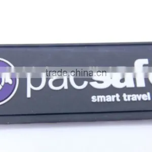 Personalized Designed Logo Embossed PVC Sew on Labels thumbnail-4
