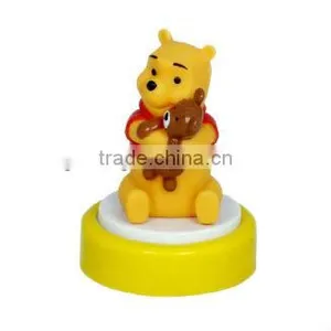 LED Bear Touch Sensitive Night Lamp Funny Night Light thumbnail-1