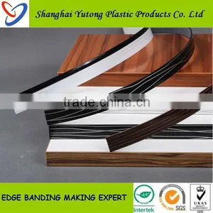 High Glossy Furniture Pvc Plastic Edge Banding Strips for Landscaping Furnitures thumbnail-1