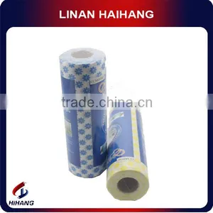 China Wholesale Spunlace Meshed Plum Blossom Roll Bacterial Custom Cleaning Cloth thumbnail-1