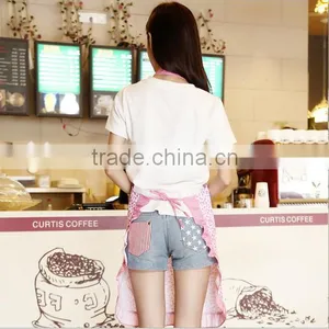 Women Kitchen Bib Apron Cute Cooking Apron / Kitchen Woman Cotton Apron thumbnail-3