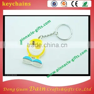 Eco-Friendly Soft Pvc Promotion Key Chain Custom Key Chain MOQ 500pcs thumbnail-1