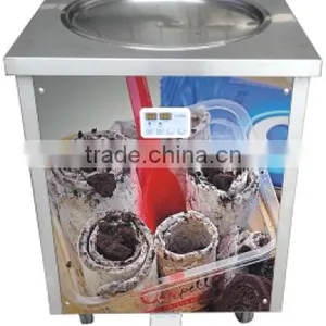 Roll Fried Ice Cream Machine 2 Pan Durable Fry Ice Cream Machine Fry Ice Cream Machine Price thumbnail-3