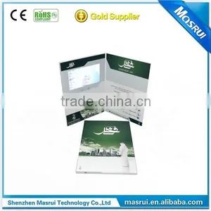 Paper Card With LCD Video Invitation Card thumbnail-4