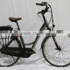 700c al Alloy Frame City Dutch Design e Bike With 8FUN Max Central Motor ( HJ-15C02 ) thumbnail-1