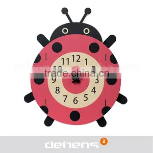 New Design Cartoon Wooden Creative Wall Clock thumbnail-1