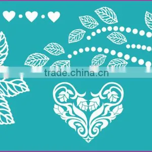 Sexy Flower White Design Body Tattoo Sticker thumbnail-1