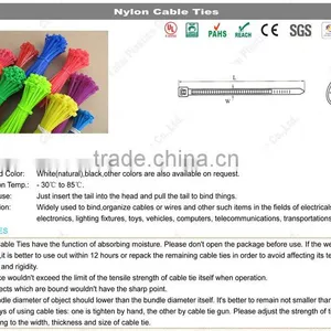 Plastic Cable Tie (CE,ROHS,PAHS,REACH, SGS, ISO9001) thumbnail-5
