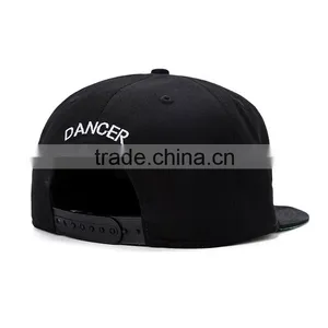Custom Flat Peak Design Your Own Snapback Cap With 3d Embroidery thumbnail-3