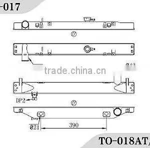 Chinese Manufactuier Supplier for Toyota for Landcruiser Car Share Parts Radiator Plastic Tank thumbnail-3