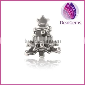 Christmas Tree Gifts Christmas Tree Bead European Metal Beads Fit Charm Charm Bracelet thumbnail-1