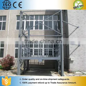 Winter Wholesale Internal / External Use Indoor / Outdoor Use Cargo Hydraulic Freight Elevator thumbnail-5