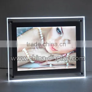 Crystal Acrylic LED Light Box A3 A4 Table Display LED Light Box thumbnail-1