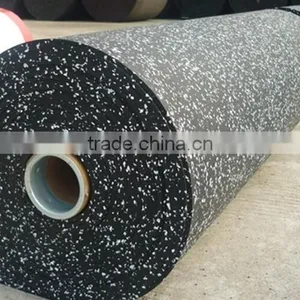 Fitness Center Gym Flooring Rubber Sheet Roll thumbnail-1
