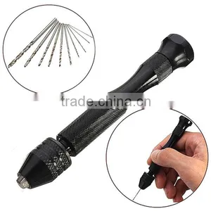 Precision Pin Vise Model Hand Drill Set With Twist Drill Bits Set of 11 thumbnail-5