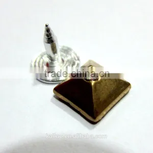 Square Model Bright Rose Gold Stone Rivet for Lady Jeans thumbnail-1