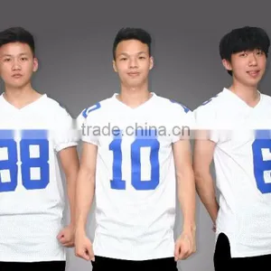 Cheap Latest American Rugby Football Jersey Touch Shirts Design thumbnail-3