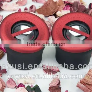 2.0 Passive Type Speaker for Computer/mobile Phone With Vibration Membrane at Bottom thumbnail-1