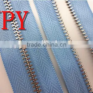 3# Fashion Metal Zipper With Open End Manufacture thumbnail-2