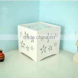 White Color Creative DIY Carved Table Lamp With Wood-Plastic Composites Material (FH-BL04501) thumbnail-4