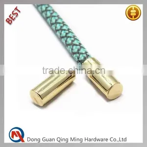 13mm Gold Plating Decorative Metal Cord End Caps thumbnail-1