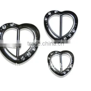 With Diamond Heart Shape Belt Buckle thumbnail-1