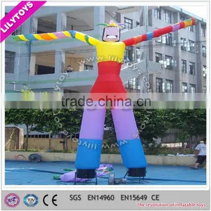 EN14960 Custom Commercial Mini Inflatable Sky Air Dancer Dancing Man for Sale thumbnail-1