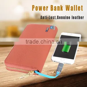 Fashion Women Clutch Genuine Leather Power Bank Pocket Wallet thumbnail-1