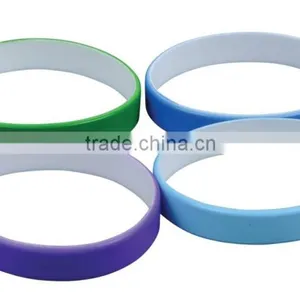 2016 Beautiful Design Silicone Rubber Costom Wristband Bracelet thumbnail-5