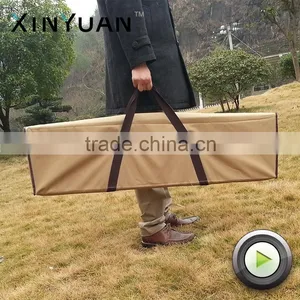 China Height Adjustable Folding Bamboo Table Outdoor Use Supplier thumbnail-6